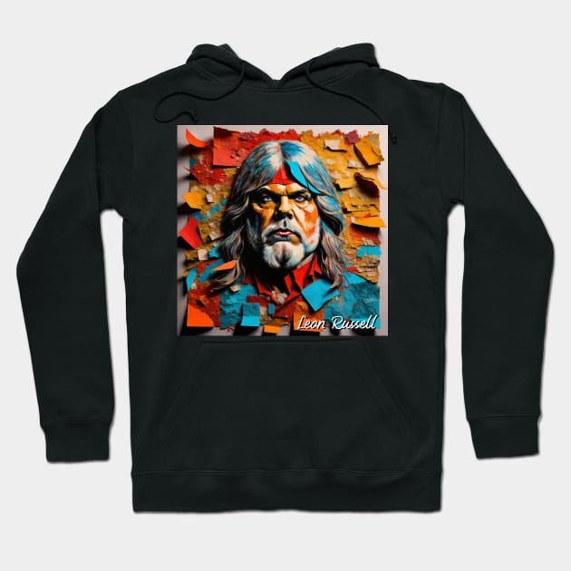 Leon Russel // Paper Art Hoodie by Otmr Draws